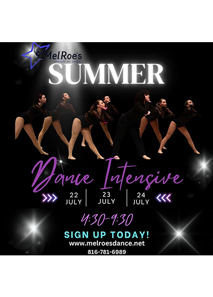 7 Day Class Pass 7 Day Unlmited Classes for MelRoe's School of Dance Studio in Liberty Missouri