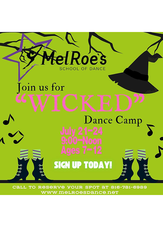 7 Day Class Pass 7 Day Unlmited Classes for MelRoe's School of Dance Studio in Liberty Missouri