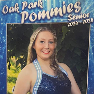 Haley Lynn Oak Park High School Honoree for MelRoe's School of Dance Studio in Liberty Missouri